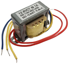 Load image into Gallery viewer, 2 Pack Power Transformer 12.6 VCT, 1A with Wire Leads and Foot Mount
