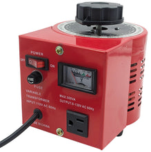 Load image into Gallery viewer, 5 Amp Variable Transformer, 500 VAC Max, 0-130 Volt Output

