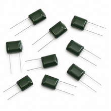 Load image into Gallery viewer, 10 Pack Mylar Radial Capacitor 10% 100 Volt 0.0047 µF
