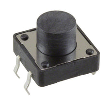 Load image into Gallery viewer, 5 Pack Tact Momentary Switch, 12mm Square, 0.05A 12V, Button Height 1.5mm
