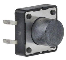 Load image into Gallery viewer, 5 Pack Tact Momentary Switch, 12mm Square, 0.05A 12V, Button Height 1.5mm
