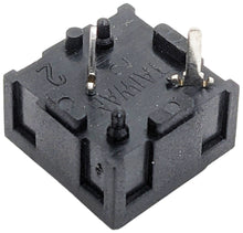 Load image into Gallery viewer, Momentary Switch SPST - Black Square Button (12.4mm x 12.4mm x 10.4mm)
