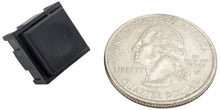 Load image into Gallery viewer, Momentary Switch SPST - Black Square Button (12.4mm x 12.4mm x 10.4mm)
