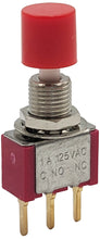 Load image into Gallery viewer, Snap-Acting SPDT Momentary Pushbutton Switch with PC Lead Termination
