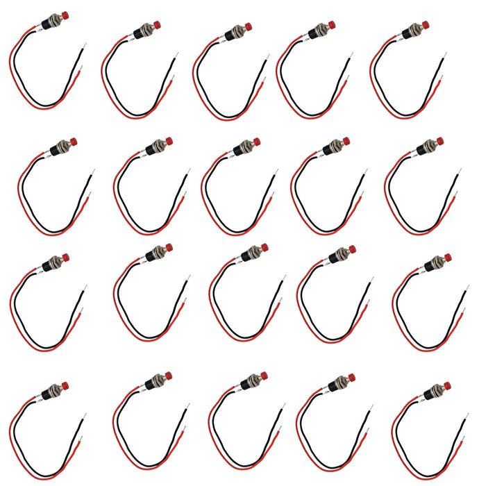 25 Pack of Momentary Switches with 6
