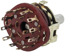Load image into Gallery viewer, 1 Pole 12 Position Non-Shorting Rotary Switch (1P12T) with Solder Lug Termination - Break Before Make
