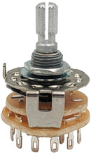 Load image into Gallery viewer, 2 Pole 6 Position Rotary Switch (2P6T) with Solder Lug Termination
