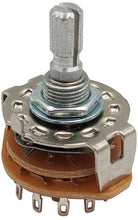 Load image into Gallery viewer, 3 Pole 4 Position Rotary Switch (3P4T) with Solder Lug Termination
