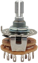 Load image into Gallery viewer, 3 Pole 4 Position Rotary Switch (3P4T) with Solder Lug Termination
