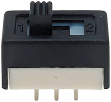 Load image into Gallery viewer, 10 Pack Mini SPDT Slide Switch with PC Leads on 0.1&quot; Center - Ideal for Breadboards
