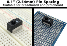 Load image into Gallery viewer, 10 Pack Mini SPDT Slide Switch with PC Leads on 0.1&quot; Center - Ideal for Breadboards
