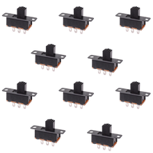 Load image into Gallery viewer, 10 Pack Mini Slide Switch SPDT with Solder Lugs, 3 Pins
