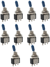 Load image into Gallery viewer, 10 Pack Momentary Toggle Switch - SPDT On-On - Solder Lug
