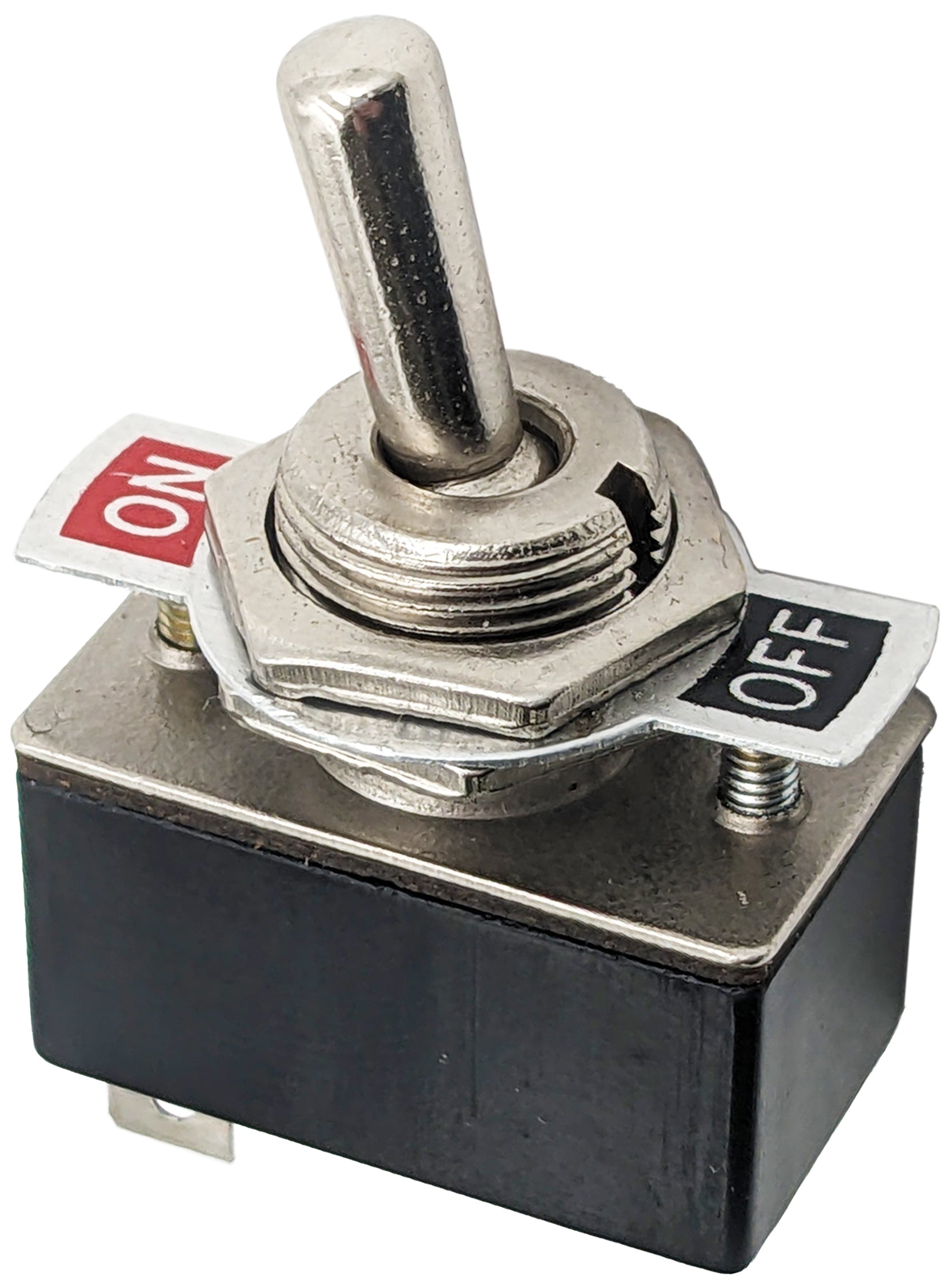 Standard SPST Toggle Switch - ON-OFF - 2-Pin Solder Lug Termination ...
