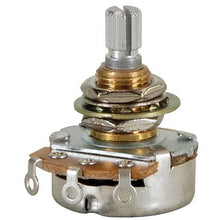Load image into Gallery viewer, 10 Pack Potentiometer Panel Mount Single Turn 1/2W 5K Ohms Serrated Shaft

