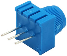 Load image into Gallery viewer, 1M Ohm Cermet Potentiometer, Single Turn with Knob, 0.1&quot; Pin Spacing for Breadboards

