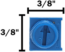 Load image into Gallery viewer, 1M Ohm Cermet Potentiometer, Single Turn with Knob, 0.1&quot; Pin Spacing for Breadboards
