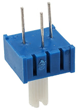 Load image into Gallery viewer, 10 Pack 5K Ohm 1/2W Cermet Potentiometer, Single Turn with Shaft, ⅜-inch Size, PC Pins for Breadboarding
