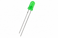 Load image into Gallery viewer, Flashing LED / Blinking LED - Green - 3mm - 100 Pack
