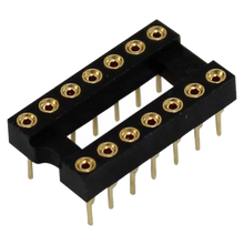 Load image into Gallery viewer, 10 Pack Machine Tooled Low Profile IC Socket 14-Pins
