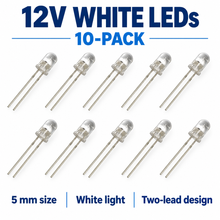 Load image into Gallery viewer, White 12V High Voltage LED - 10 Pack
