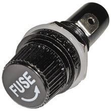 Load image into Gallery viewer, Panel Mount Round Screw-in Fuse Holder, 18.44mm Diameter x 50mm Length
