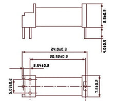 Load image into Gallery viewer, 24V SPST Reed Relay, 1A, 2080 Ohm (EMR011A24)
