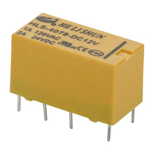Load image into Gallery viewer, 12V Relay DIP, Coil Arrangement: 2 Form C (DPDT), Capable of Switching Loads up to 2A, HLS-4078-DC12V
