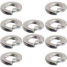 Load image into Gallery viewer, 10 Pack Steel Zinc Plated Lock Washers Split, Size 6, 100 Pieces per Box
