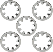 Load image into Gallery viewer, 5 Pack Steel Zinc Plated Lock Washers (Internal Tooth), Size 8, 100 Pieces per Box
