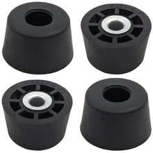 Load image into Gallery viewer, 4 Pack 0.75-inch Diameter Rubber Bumper for #6 Screw, 0.43-inch Height (Black)
