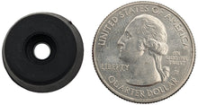 Load image into Gallery viewer, 4 Pack 0.75-inch Diameter Rubber Bumper for #6 Screw, 0.43-inch Height (Black)
