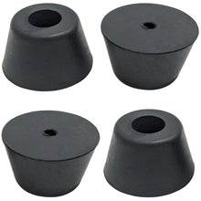 Load image into Gallery viewer, 4 Pack 0.98-inch Diameter Rubber Bumper for #8 Screw, 0.57-inch Height (Black)
