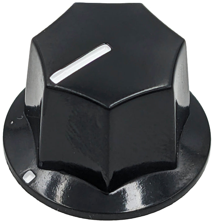 Fluted 0.93-inch Skirted Control Knob for 1/4