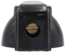 Load image into Gallery viewer, Pointer (Chicken Head) Knob for 1/4" Shaft, Set Screw, Glossy Black with White Indicator Line
