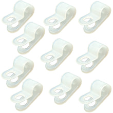 Load image into Gallery viewer, 10 Pack 1/4-inch Diameter Cable Clamp, Heavy Duty Molded Nylon (561-B0250)
