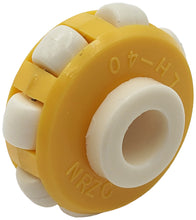 Load image into Gallery viewer, 40mm Omni Wheel for 13mm Axle, Yellow and White
