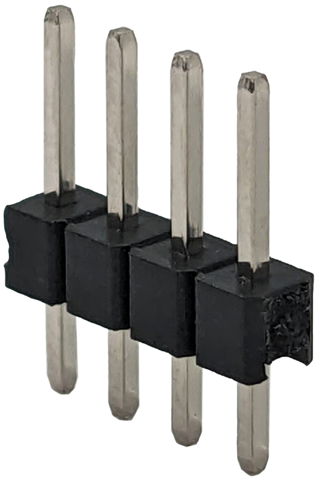 4 Pin Single Row Male Header, 0.025