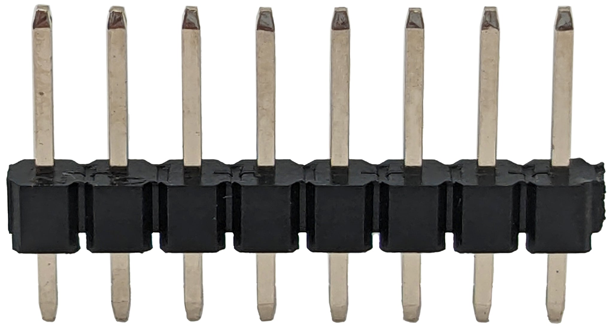 8 Pin Single Row Male Header, 0.025