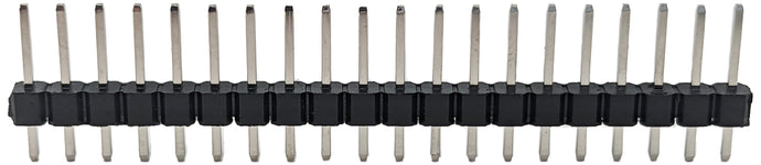 20 Pin Single Row Male Header, 0.025