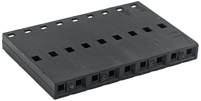 9-Position Crimp Terminal Housing, 0.100