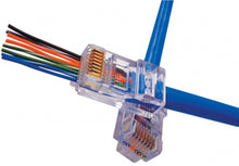 Load image into Gallery viewer, Platinum Tools 50 Pieces EZ-RJ45 CAT5/5e Connectors (100003C)
