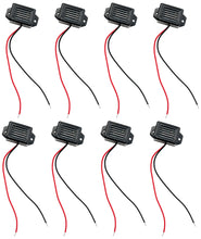 Load image into Gallery viewer, 8 Pack Electronic Piezo Buzzers 9V DC, 85dB with Wire Leads, Approx 1.1&quot; x 0.7&quot; Size
