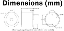 Load image into Gallery viewer, 12V 85dB Magnetic Buzzer with Through Hole PC Pins, 0.47&quot; Diameter, 0.38&quot; Height (AI-1223-TWT-12V-3-R)

