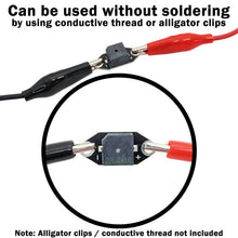 Load image into Gallery viewer, 5 Pack Sewable Surface Mount Buzzer for 3V Circuit, 24.8mm x 11mm x 6.1mm
