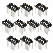 Load image into Gallery viewer, Machine Tooled Wire Wrap IC Socket 14-Pins  - 10 Pack
