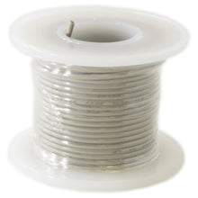 Load image into Gallery viewer, Solid Hook Up Wire - 22 Gauge, 100 Foot Spool - Grey (Shade May Vary)
