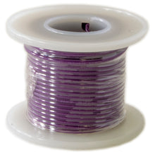 Load image into Gallery viewer, Solid Hook Up Wire - 22 Gauge, 100 Foot Spool - Purple (Shade May Vary)
