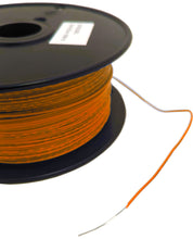 Load image into Gallery viewer, 1,000 Feet Orange 24 Gauge Solid Hook-Up Wire, Tinned Copper, PVC Insulation, UL 1007/1569, RoHS Compliant
