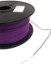 Load image into Gallery viewer, Purple 1000 Feet, UL 1007/1569, 24 Gauge Solid Hook Up Wire (Tinned Copper), 300V Rating, 80ºC Temperature Rating
